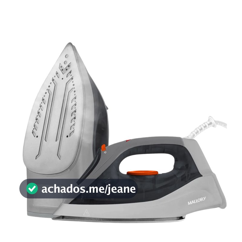 FERRO DE PASSAR A VAPOR E SECO ANTIADERENTE JUPITER MAXX 1200W 127V
