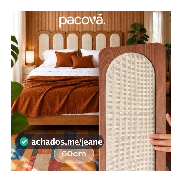 Kit Placa Modular 60cm para Cabeceira Cama Box Estofado Telinha Talagarça Decoração Boho Quarto