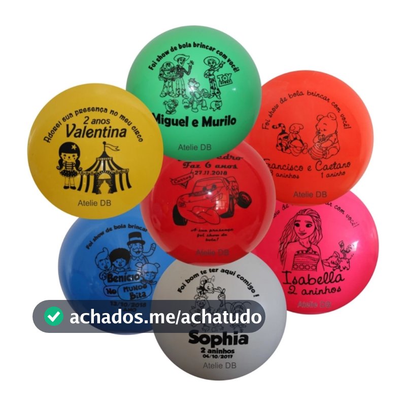 KIT 30 BOLAS PERSONALIZADAS