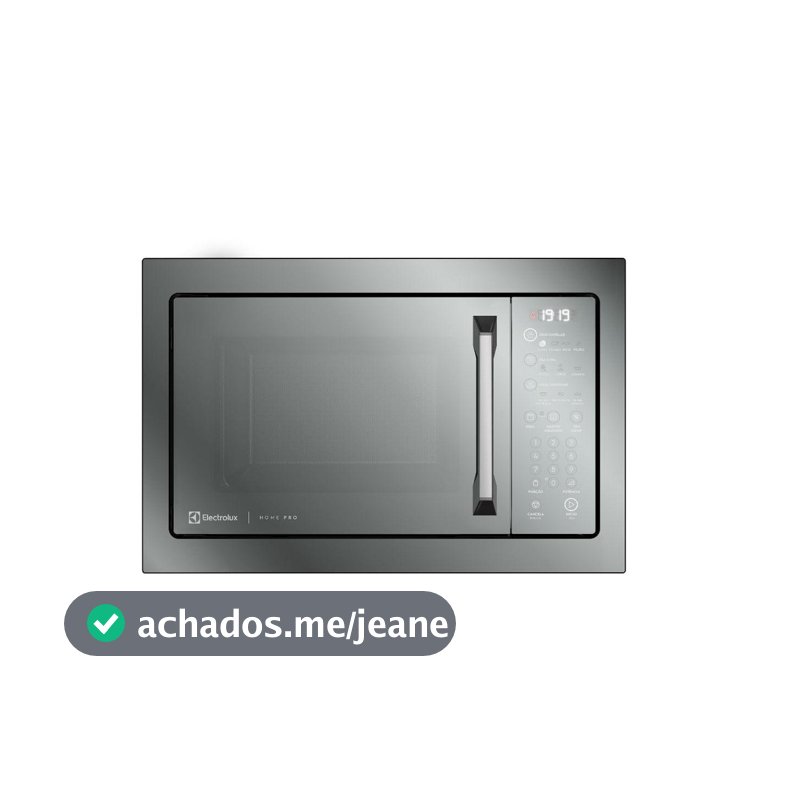 Micro-ondas de Embutir Electrolux ME3HP com 34L Inox com Grill e Função Tira Odor