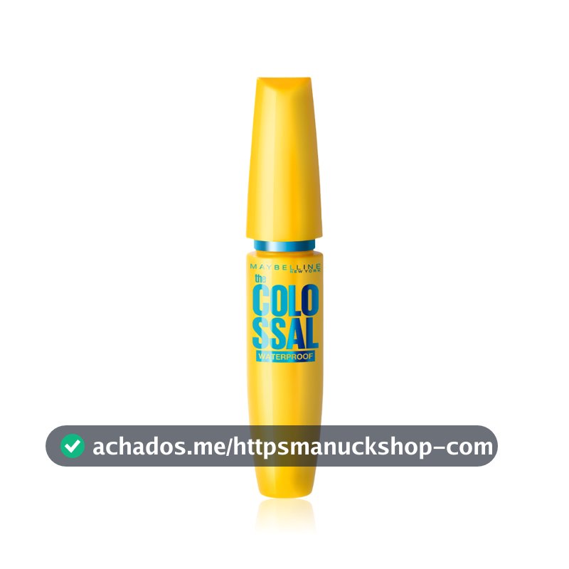 Máscara de Cílios À Prova d'Água Longa Duração 9x Mais Volume Cor Preto, The Colossal Volum' Express Maybelline NY, 8ml