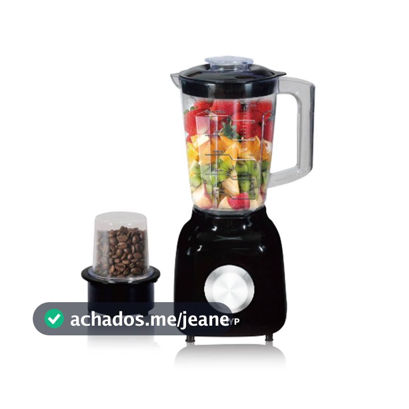 Liquidificador 1.5 Litros Turbo 3 Velocidades 650 W Espremedor Moedor de pó 1.5 Litros 110V ou 220V