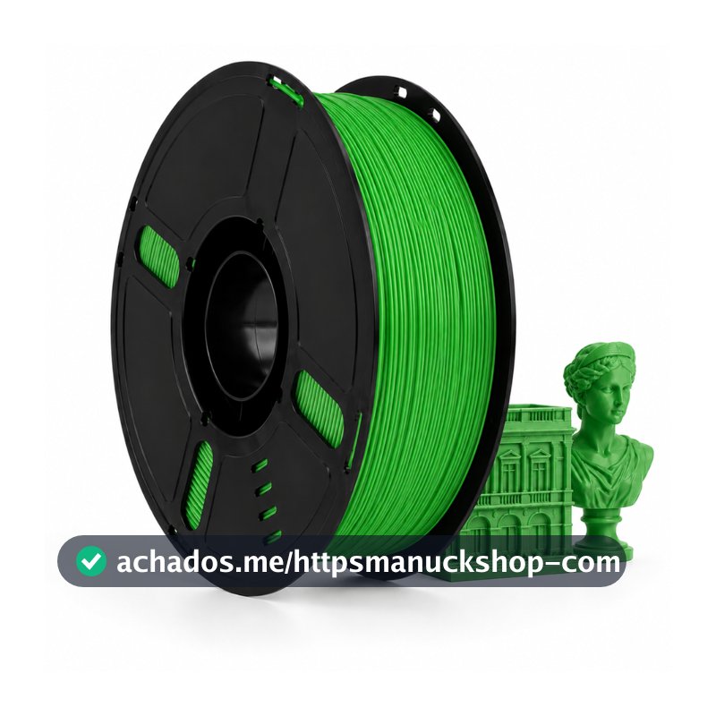 Filamento Abs Verde Bandeira 1Kg 1,75m cod2098