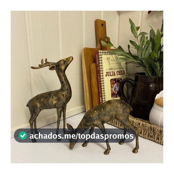 🎄 Rena Decorativa Natalina | Cervo de Natal Artesanal em Impressão 3D
