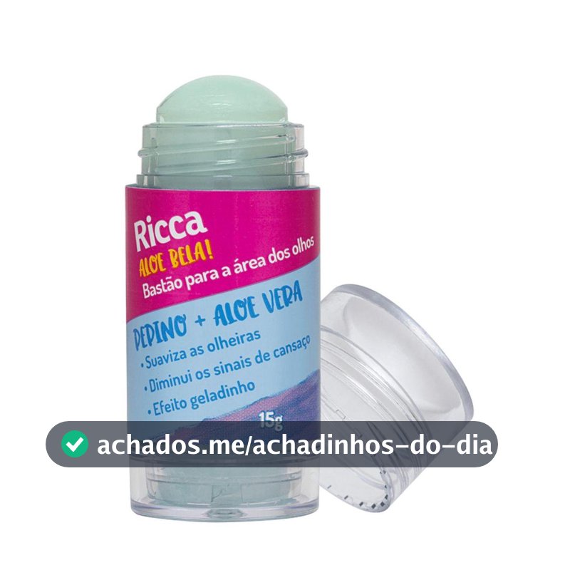 Bastao Para Area dos Olhos Ricca Belliz Aloe Bela 15g Cod 3782