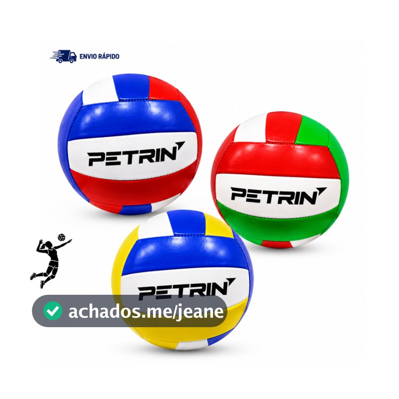 Bola de Vôlei Costurada Petrin Praia Quadra Recreação Lazer