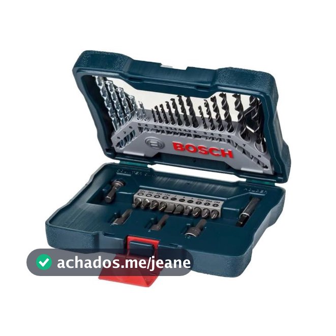 Jogo Broca X-line 33 Unidades Azul  Bosch
