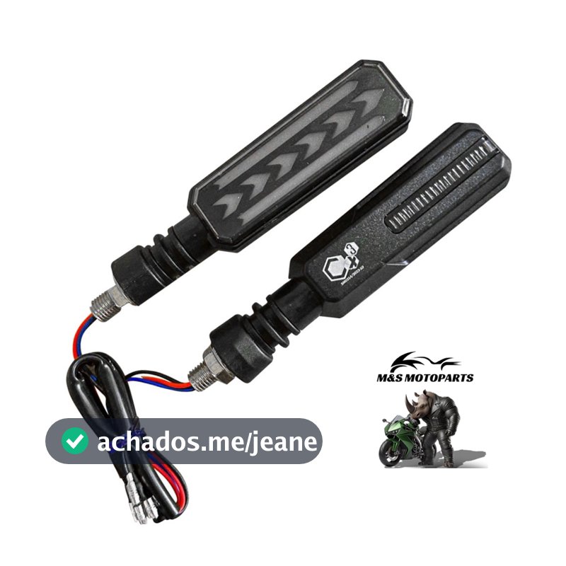 SETA PISCA MOTO EM LED CBX 250 TWISTER CB 300 XRE 300 TITAN 150/125 FAN 125/150 NXR 160/150/125