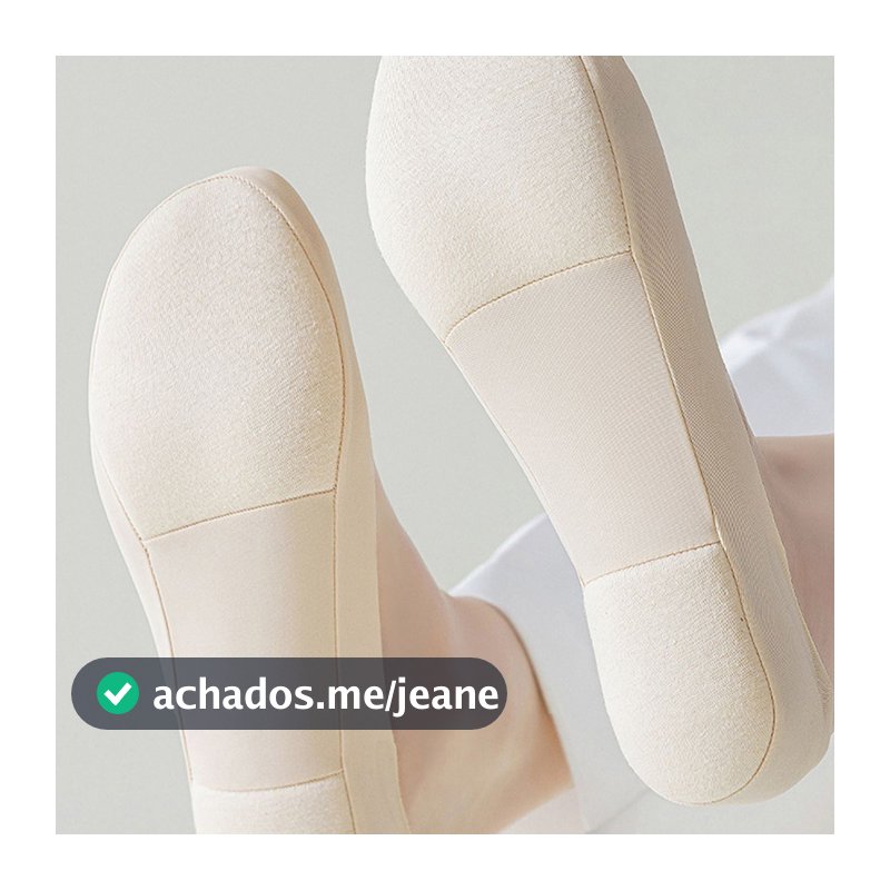 1 Par Nova Almofada Macia De Seda Gelo Invisível Meias Rasas Silicone Fino Anti Deslizamento E Não Caindo Esponja
