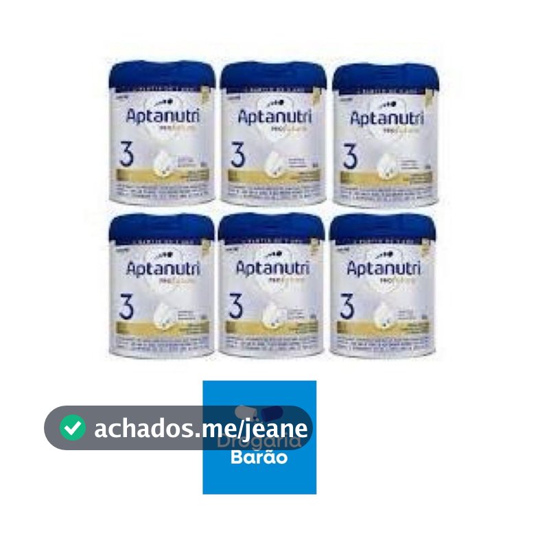 KIT C/ 6 UNIDADES APTANUTRI PRO FUTURA 3 800G CADA LATA