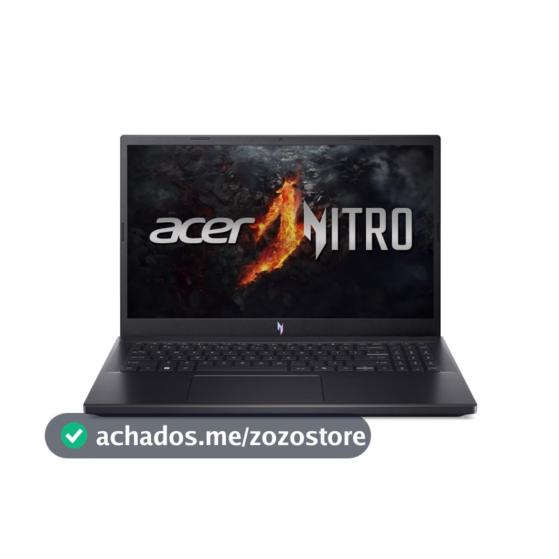 Notebook Gamer Acer Nitro V15 ANV15-41-R6J0 AMD Ryzen™ 7 7735HS 8GB RAM 512GB SSD RTX 4050 Linux 15.6”