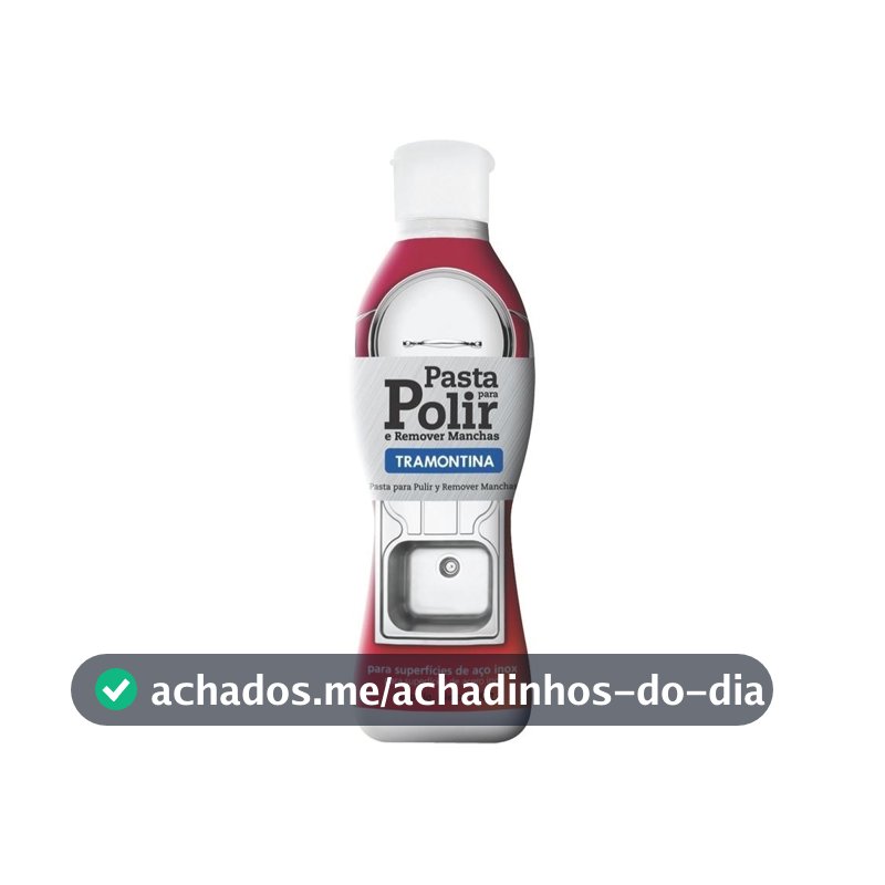 Pasta para Polir e Remover Manchas em Inox Tramontina