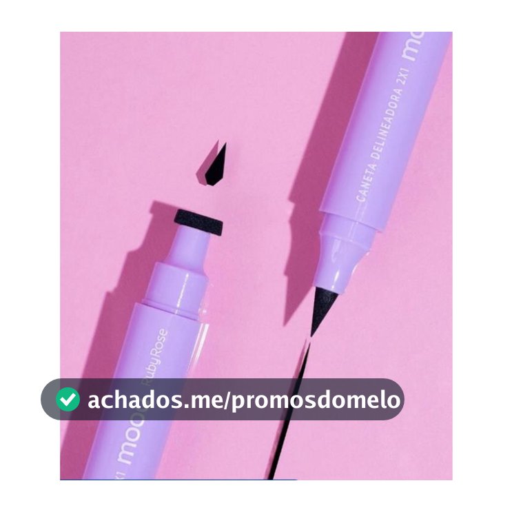 Caneta Delineadora 2 em 1 gatinho Mood Ruby Rose-HB-519