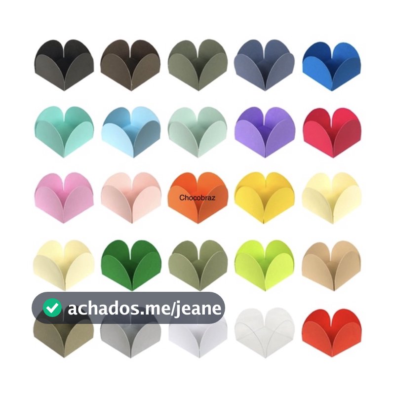 50  200 FORMINHAS 4 PÉTALAS CORES VARIADAS - ESCOLHA NA VARIAÇÃO (CHOCO)
