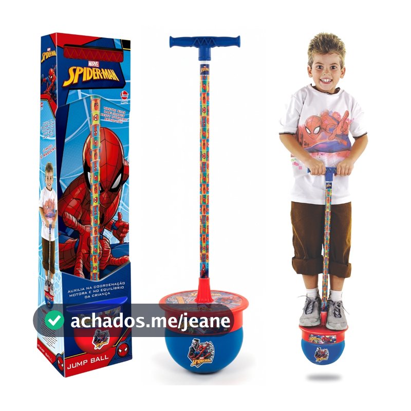 Brinquedo Pula Pula Pogo Ball Jump Ball Equilíbrio Homem Aranha Princesas - Lider Brinquedos