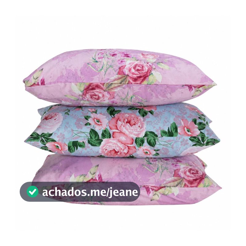 Kit de Travesseiros Cheio Estampas Sortidas Grande Macio Fofinho