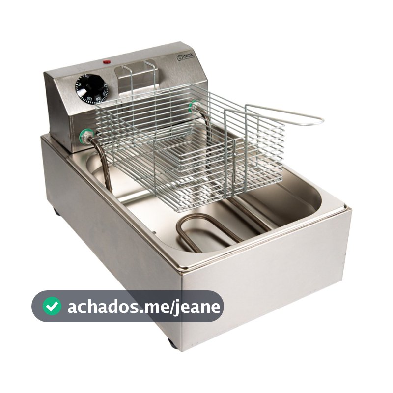 Fritadeira Elétrica Industrial 5 L Aço Inoxidável Gg Inox