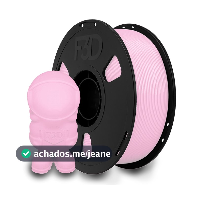 Filamento PLA Premium Rosa Claro 1kg 1,75mm – Impressora 3D