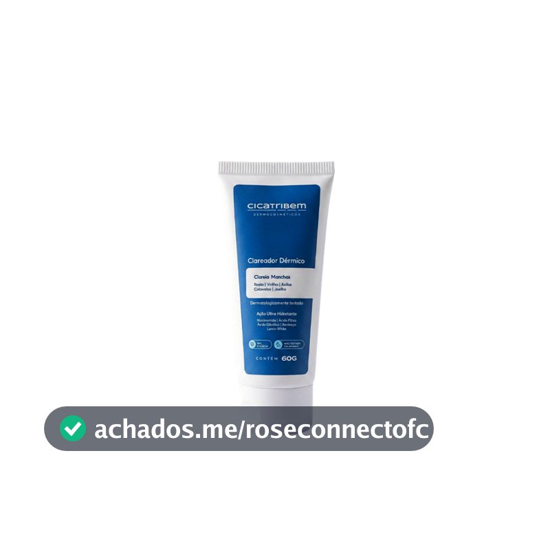 Clareador de Manchas para Virilha, Axilas e Melasma 60g - Creme Clareador - Cicatribem