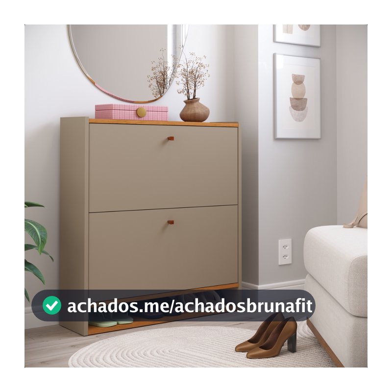 Sapateira Slim Organizador de Sapatos 2 Portas