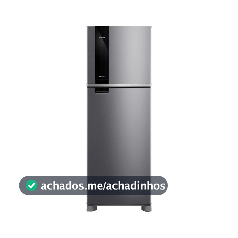 Geladeira Brastemp Frost Free 385 Litros Duplex cor Inox - BRM46MK