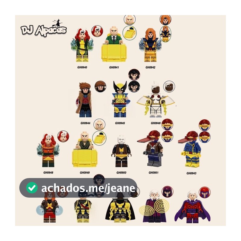Blocos De Construção Figuras Brinquedo Colecionável GH0940 GH0941 GH0942