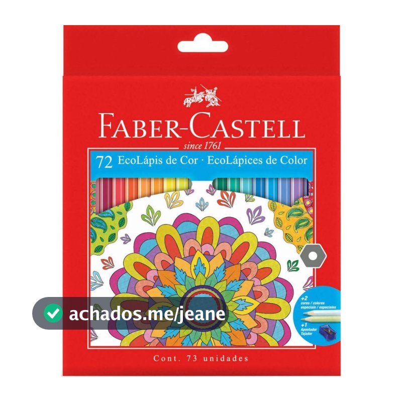 Lapis De Cor Com 72 Cores Faber Castell