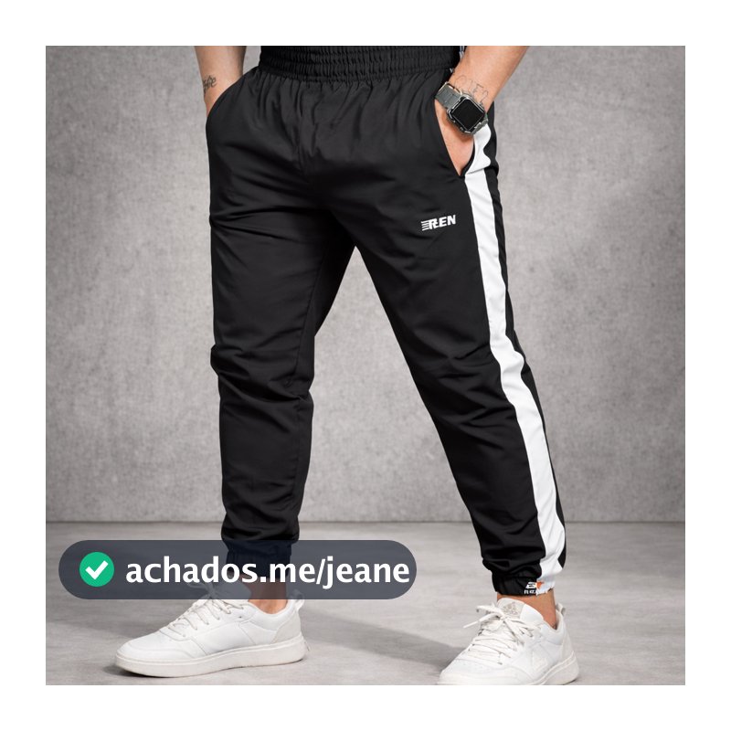 Calça Jogger RUN Elastic Sport Academia Corrida Treino Conforto e Flexibilidade P ao G4 Plus Size