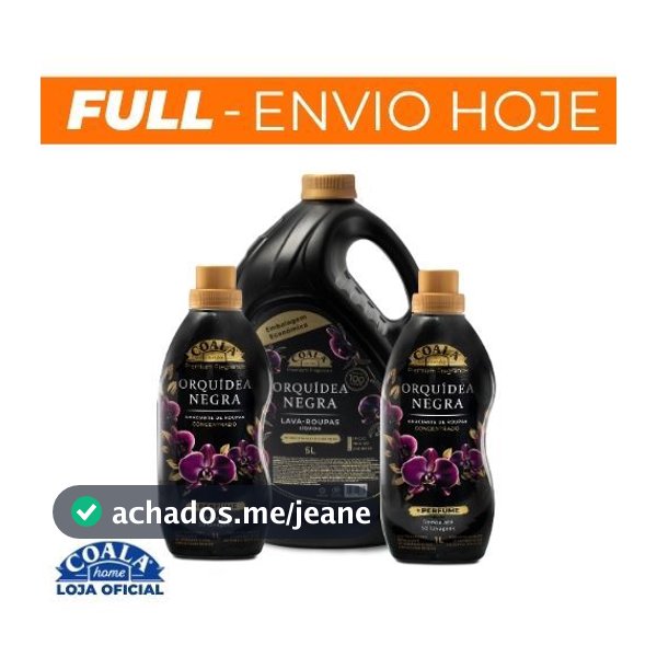 Kit Coala Laundry Orquidea Negra - 1 Lava Roupas 5L + 2 Amaciantes Concentrados 1L