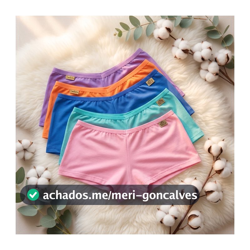 Kit Shortinho Estilo Cueca Conforto Não Marca na Roupa Ótimo Para Qualquer Ocasião