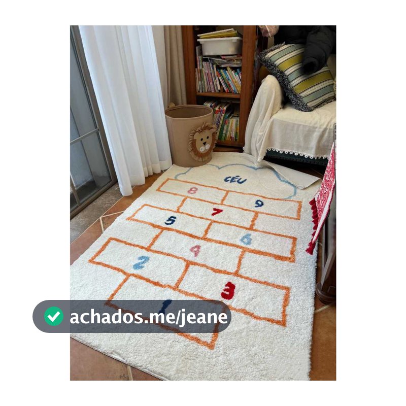 Tapete Quarto Infantil Antialérgico Menina Menino Lavável Boho Céu Antiderrapante Veludo Decor Nórdico 80x120cm