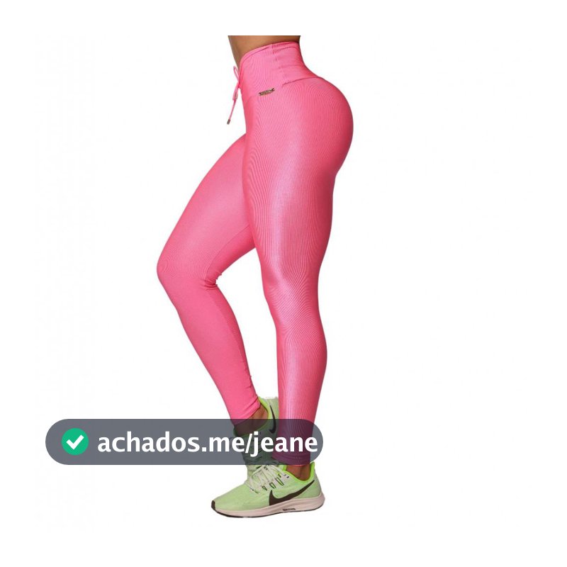 Calca Legging Empina Bumbum Glossy Scandal Moving Fitness