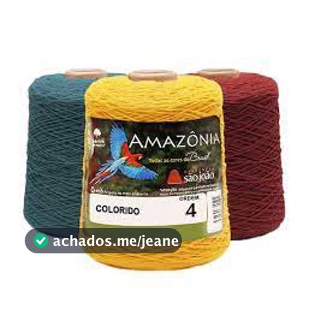 Barbante São João Amazônia Colorido | Fio 4 | 600 Metros