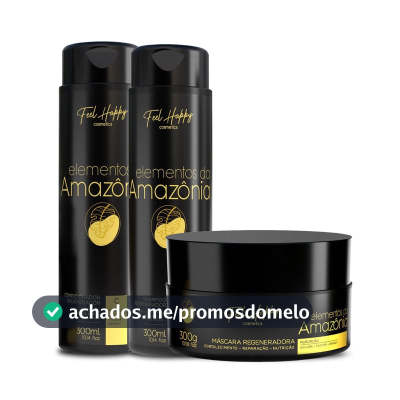 Kit Capilar Regenerador Elementos da Amazônia Feel Happy