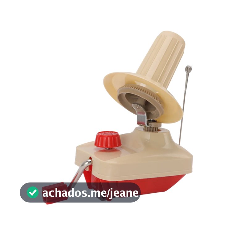 Máquina Enroladora de Fios Manual para Lã, Linha, Tricô e Crochê