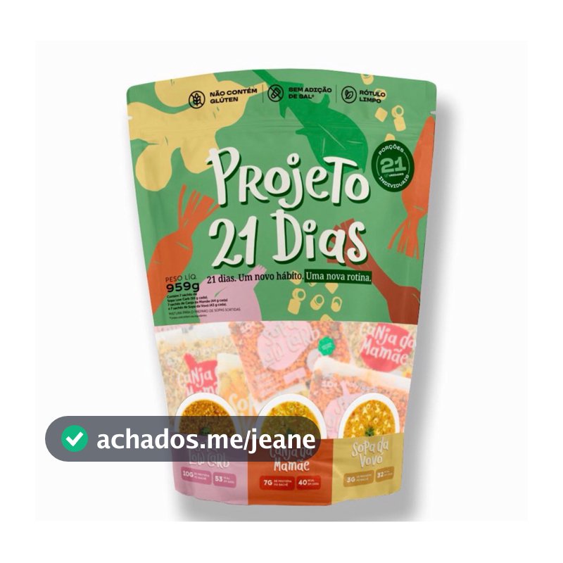 Kit HolyFoods Novo Hábito 21 dias