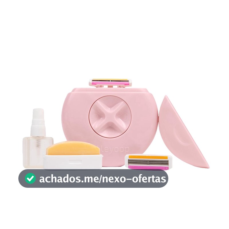 barbeador portáteis de viagem  lâminas recarregáveis 3 em 1 com barra hidratante ,  frasco de spray de água e rolo massageador de pedra jade