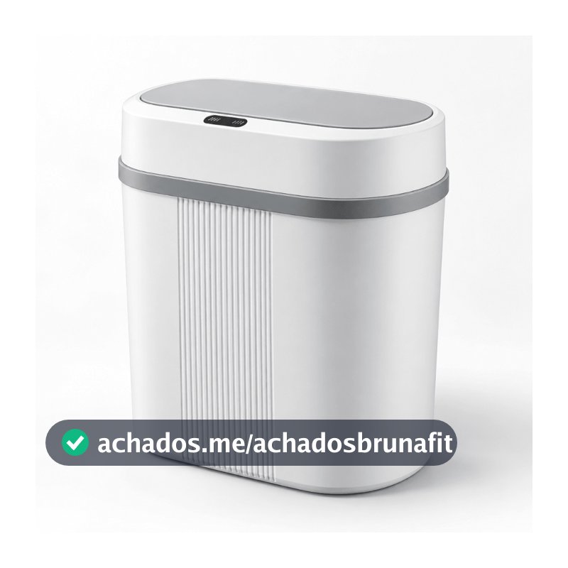 Lixeira Automática Eletrônica Com Sensor Inteligente E Fechamento Hermético Para Evitar Odores