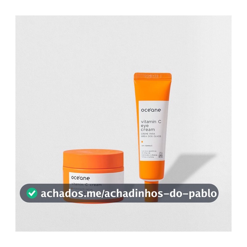 Kit Hidratação Vitamina C Olhos e Rosto (2 Produtos)