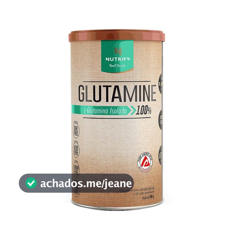 Nutrify Glutamine L-Glutamina Isolada 500g