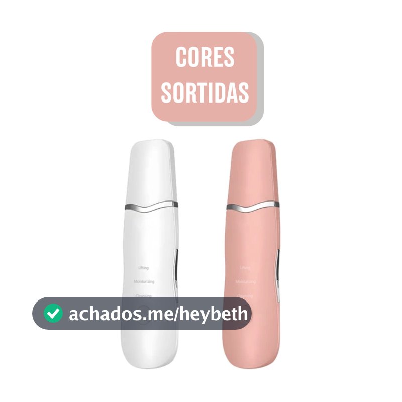 Peeling Ultrassônico Facial Limpeza Profunda Esfoliante - Modelo Profissional Garantia 90 Dias
