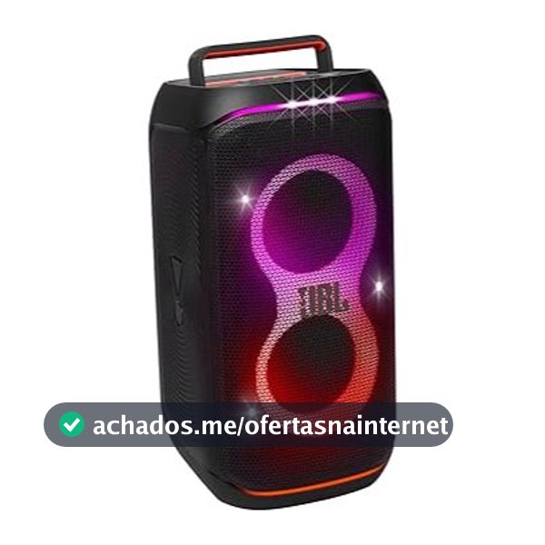 Caixa de Som Acústica JBL PartyBox CLUB 120, Bluetooth 160 W