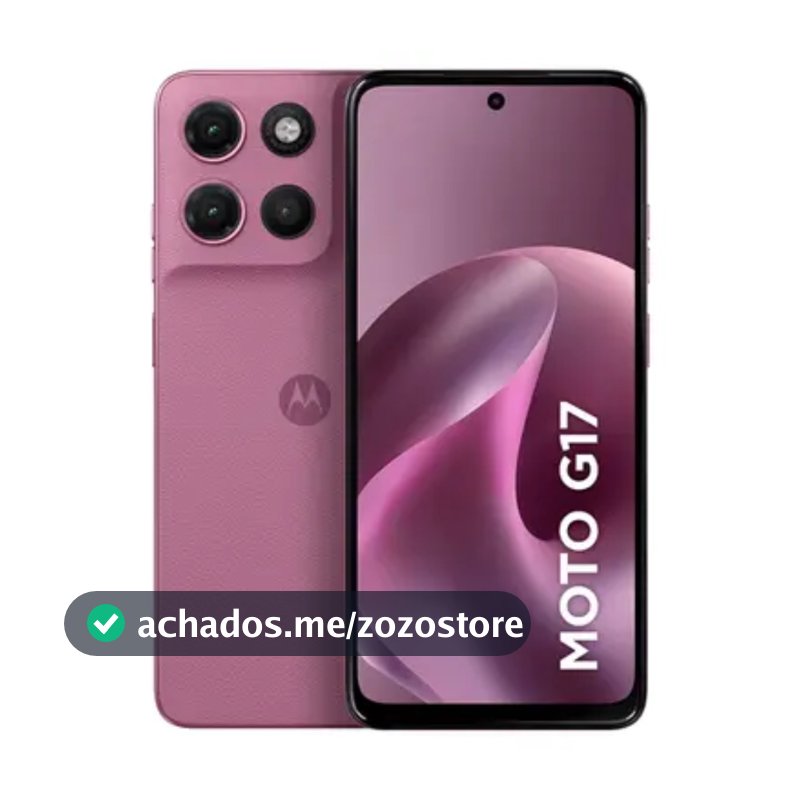Smartphone Moto G17 4G 128GB 4GB Câmera Dupla Motorola