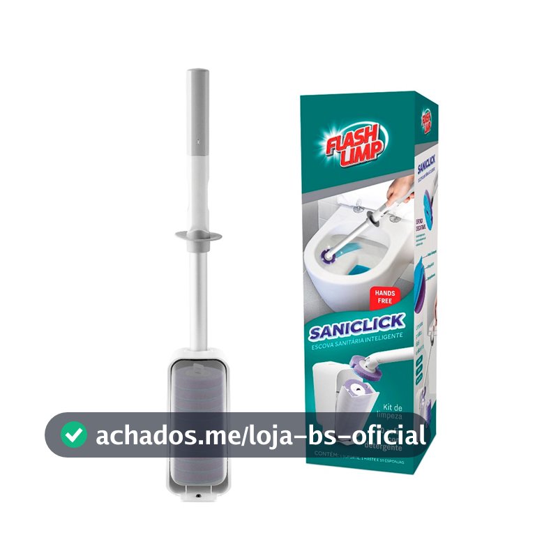 Kit Flash Limp para Banheiro e Vaso Sanitário C/ 10 Refis