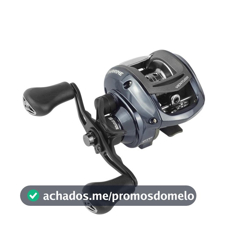 Carretilha De Pesca Marine Sports New Ventura Vt5 - 5 Rolamentos - Drag: 4kg - Recolhimento 7.0:1