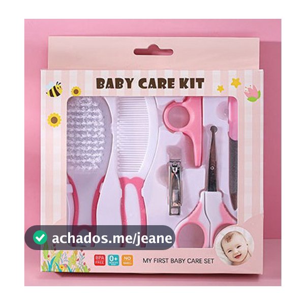 Kit de Acessórios de Higiene 6 pças Para Recém Nascido Infantil
