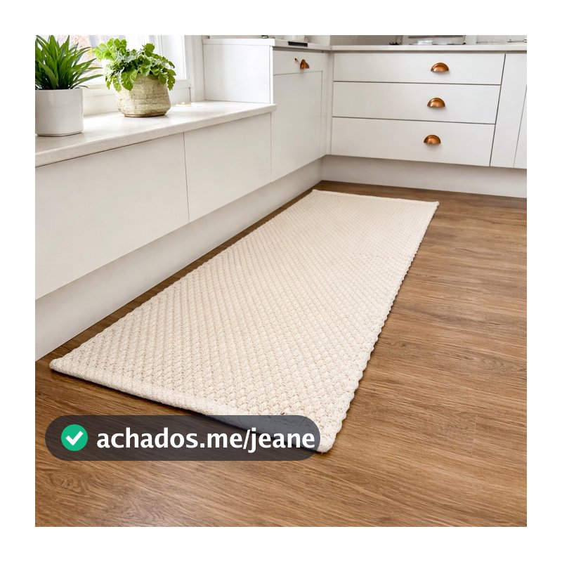 Passadeira  Boho De Algodão 0,47m X 1,40m Tapete