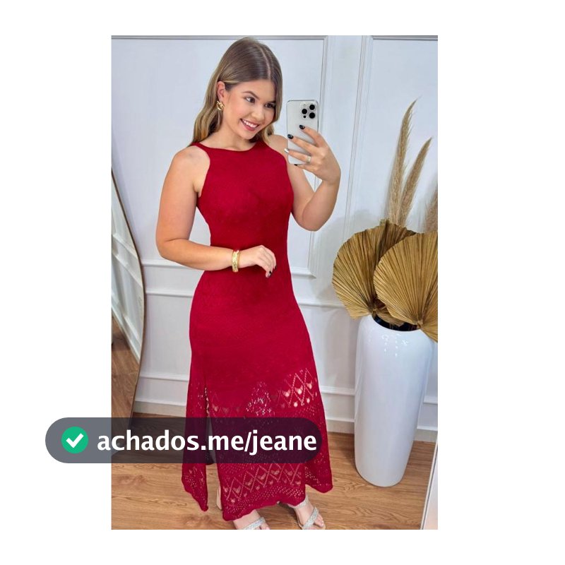Vestido Tricot Longo Raabe Forrado Com Fenda Moda Feminina Elegante Luxo Festa Natal Réveillon