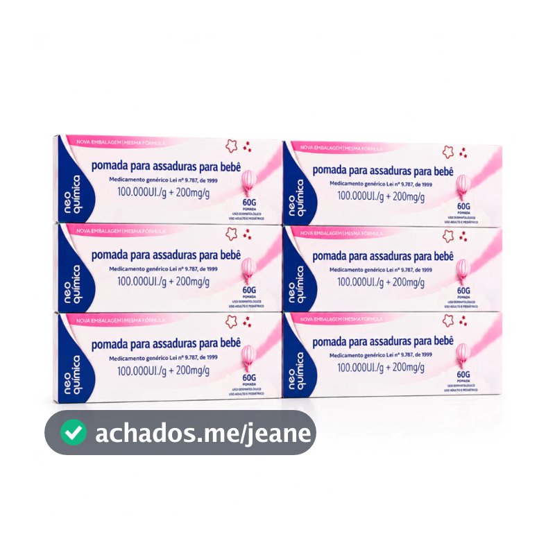 Pomada para assadura de Bebe 60g