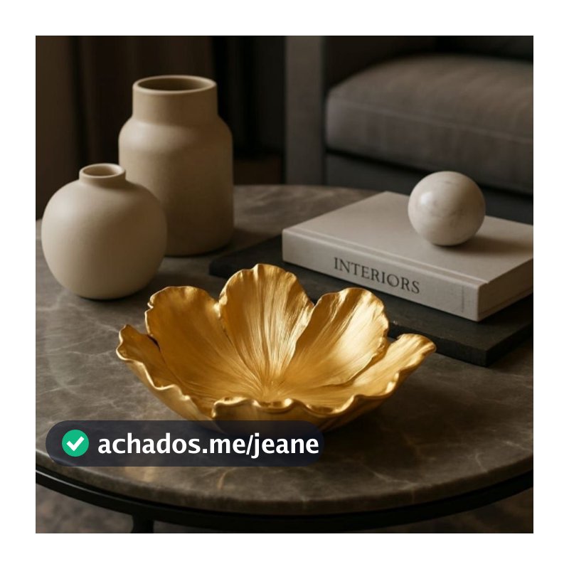 Enfeite em RESINA adorno centro de mesa sala decoração porta treco luxo.